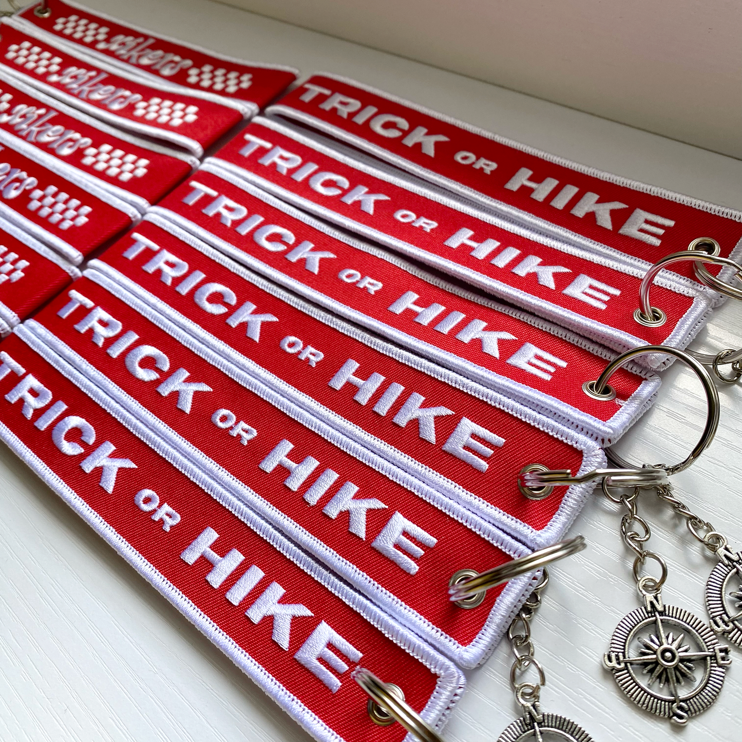 XIKERS Inspired Embroidered Keychain Wristlet