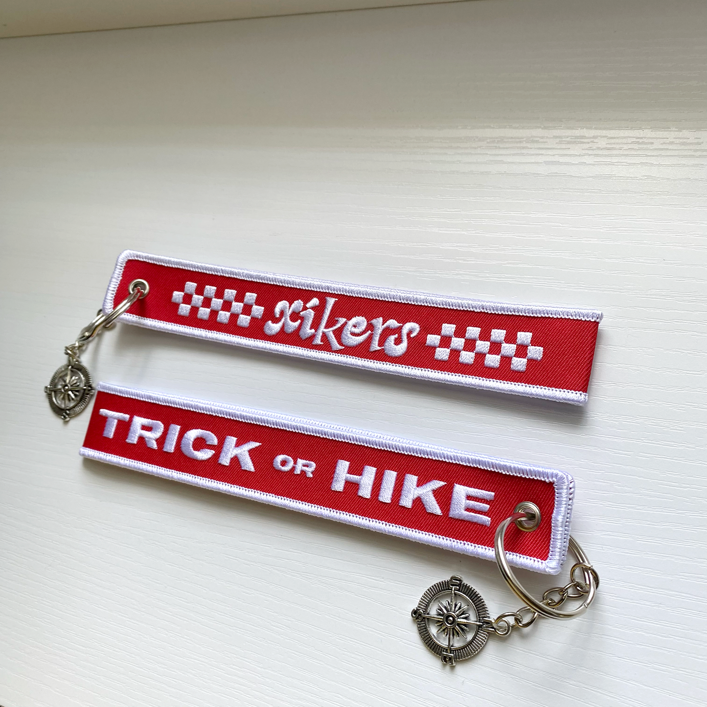 XIKERS Inspired Embroidered Keychain Wristlet