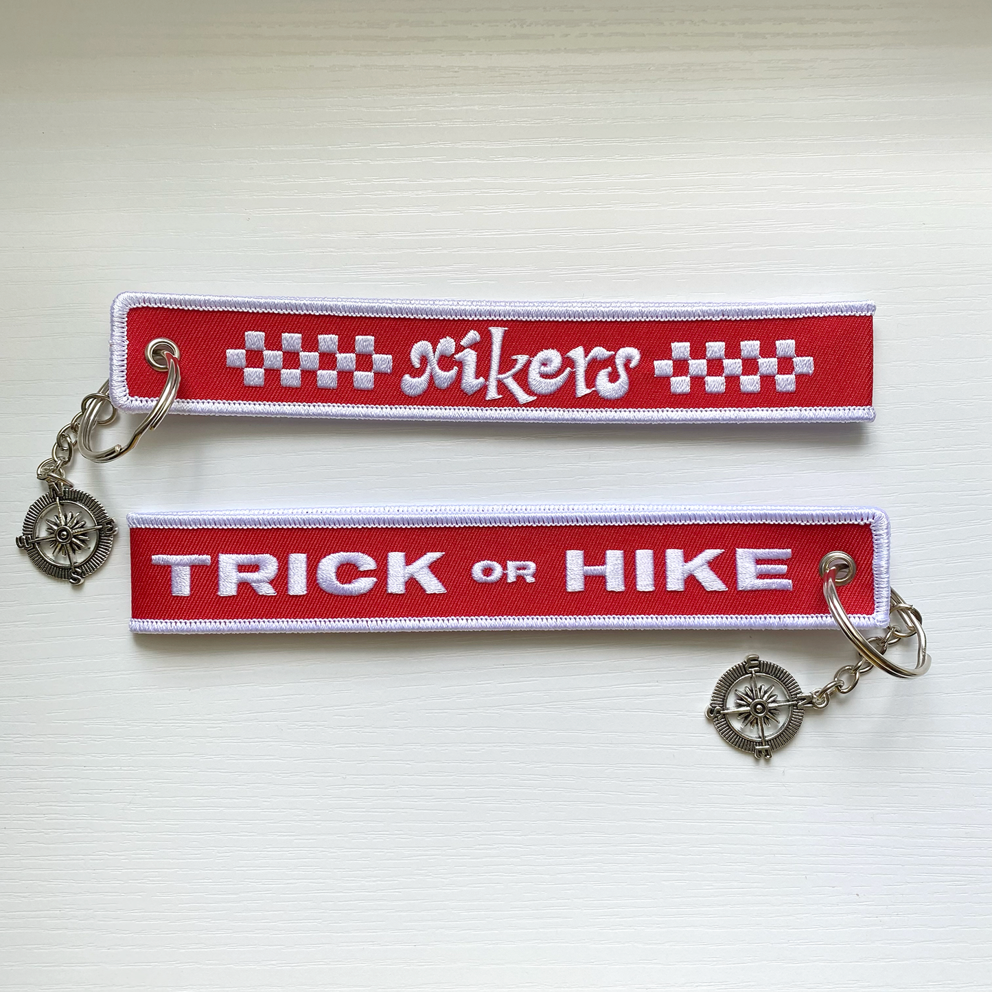 XIKERS Inspired Embroidered Keychain Wristlet