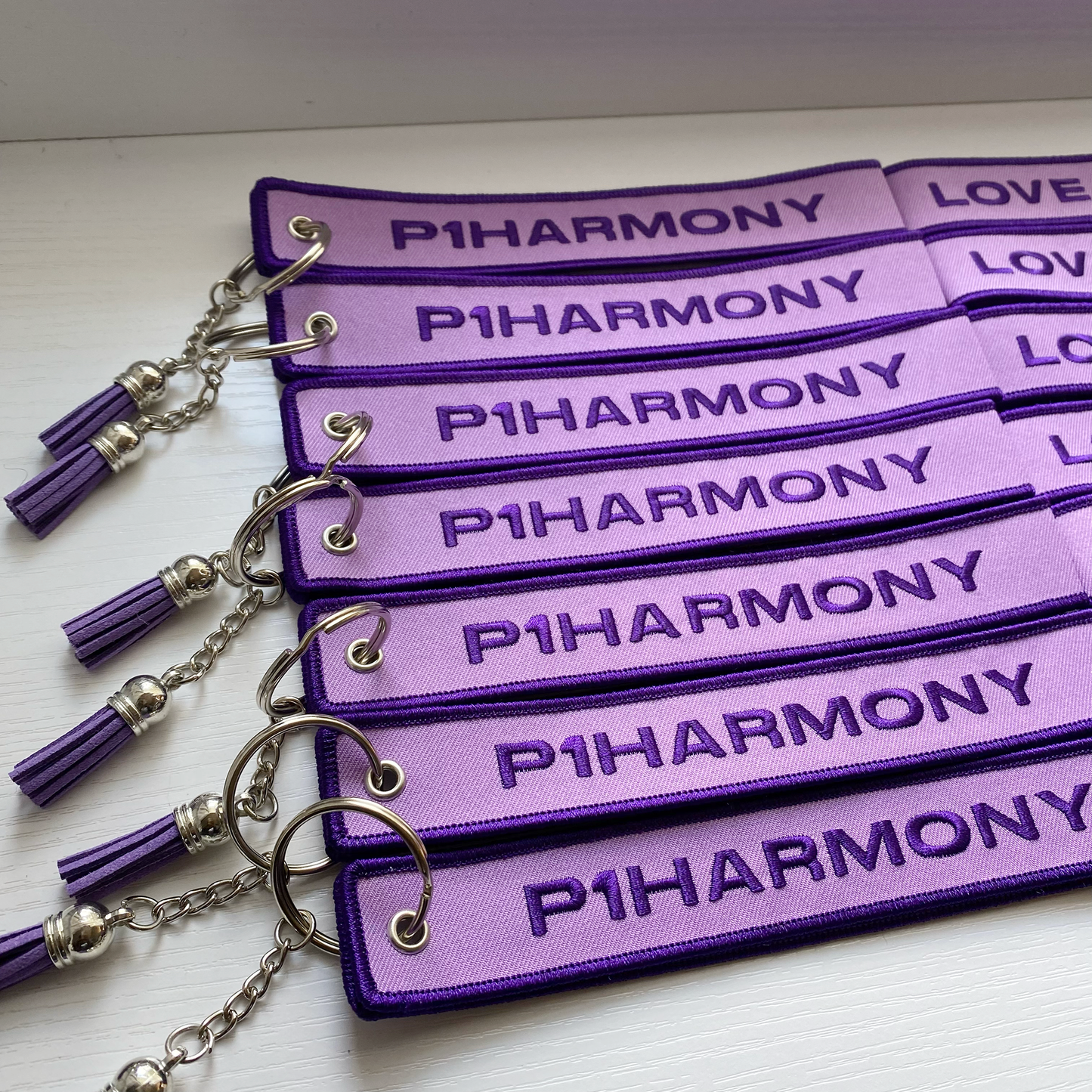 P1Harmony - "Love & P1ece" Embroidered Keychain Wristlet
