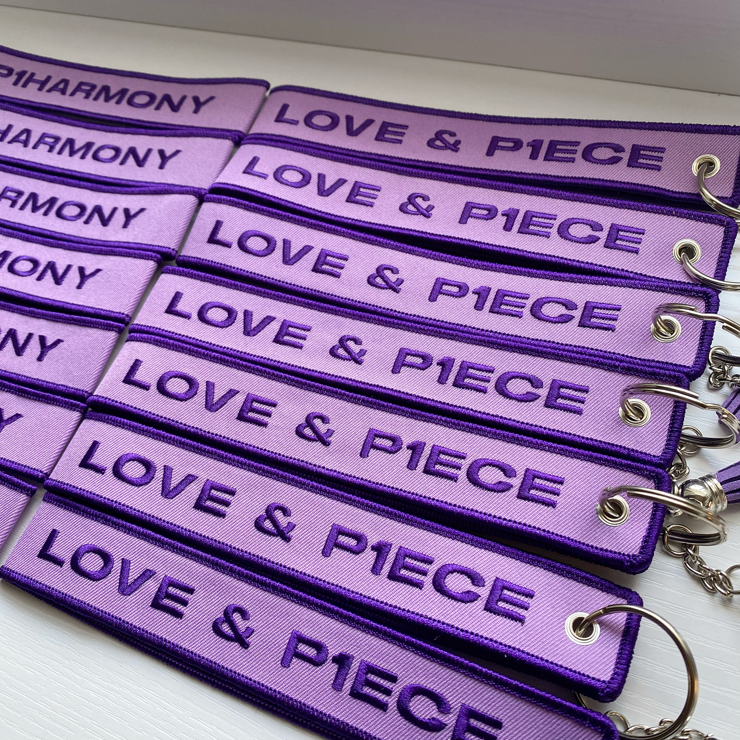 P1Harmony - "Love & P1ece" Embroidered Keychain Wristlet