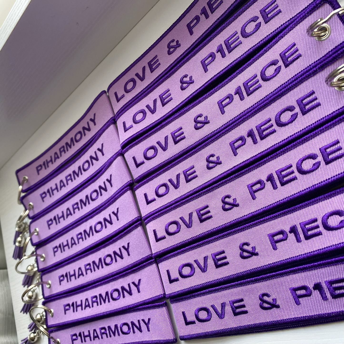 P1Harmony - "Love & P1ece" Embroidered Keychain Wristlet