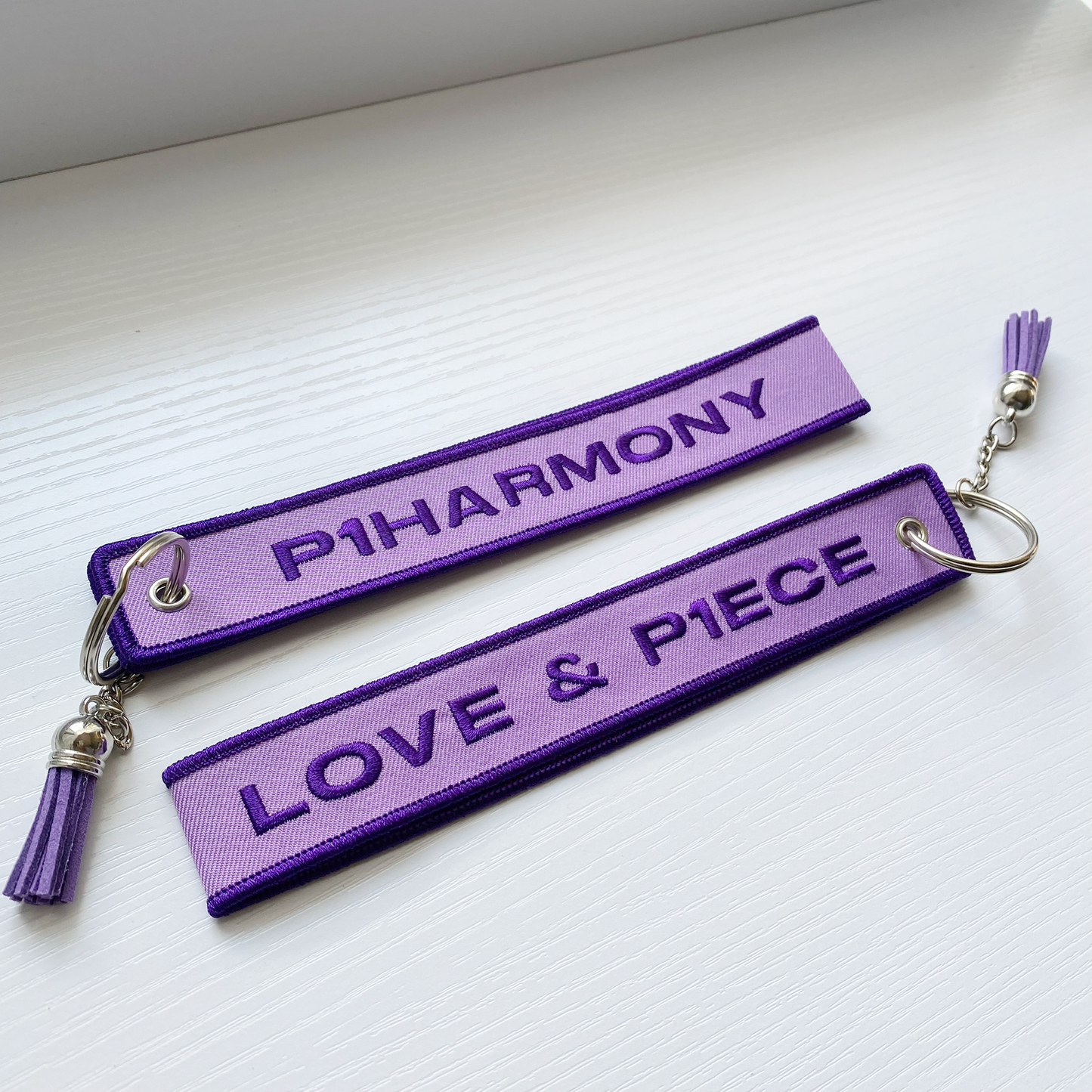 P1Harmony - "Love & P1ece" Embroidered Keychain Wristlet