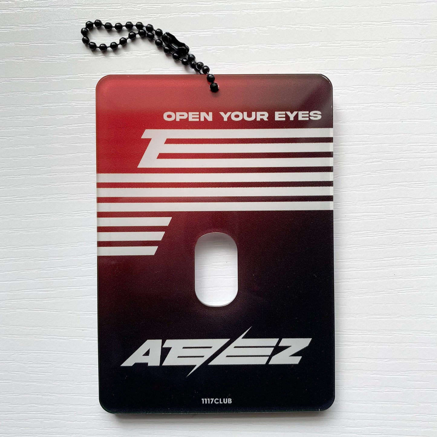 ATEEZ "The World Ep.1" Inspired Acrylic Photocard Holder (Black/Red Ver.)