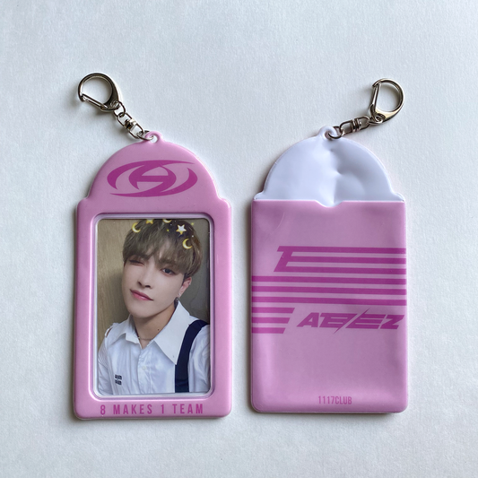 ATEEZ Themed PVC Photocard Holder (Pink Ver.)