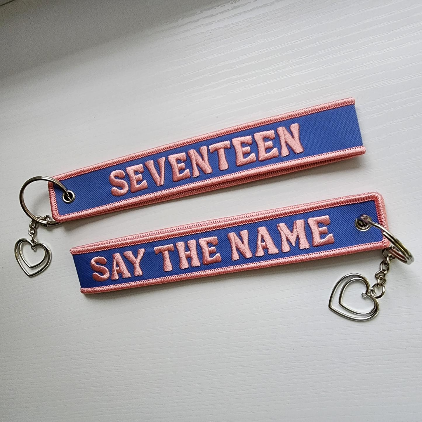 Seventeen - "Say the Name" Embroidered Keychain Wristlet