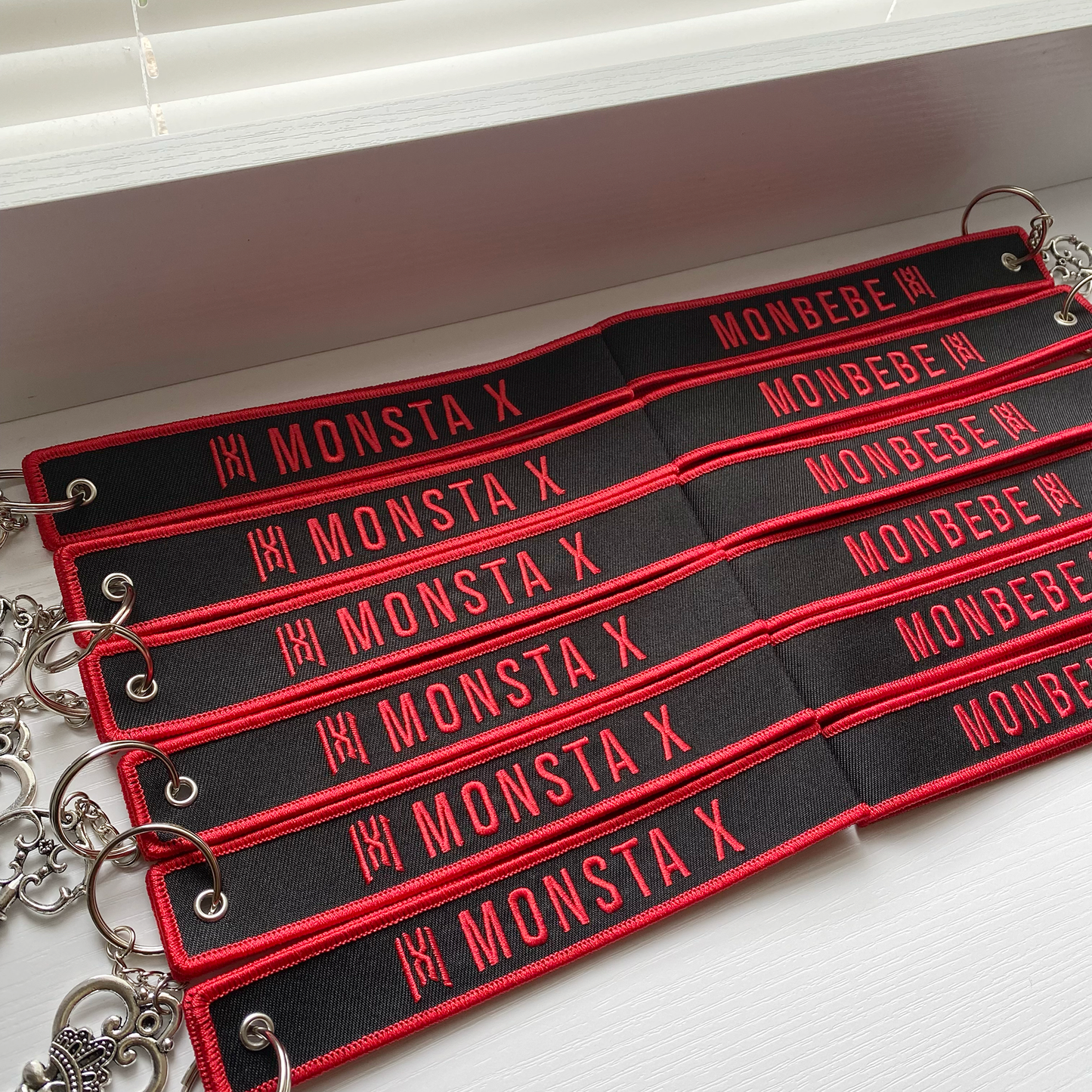 Monsta X - "Monbebe" Embroidered Keychain Wristlet