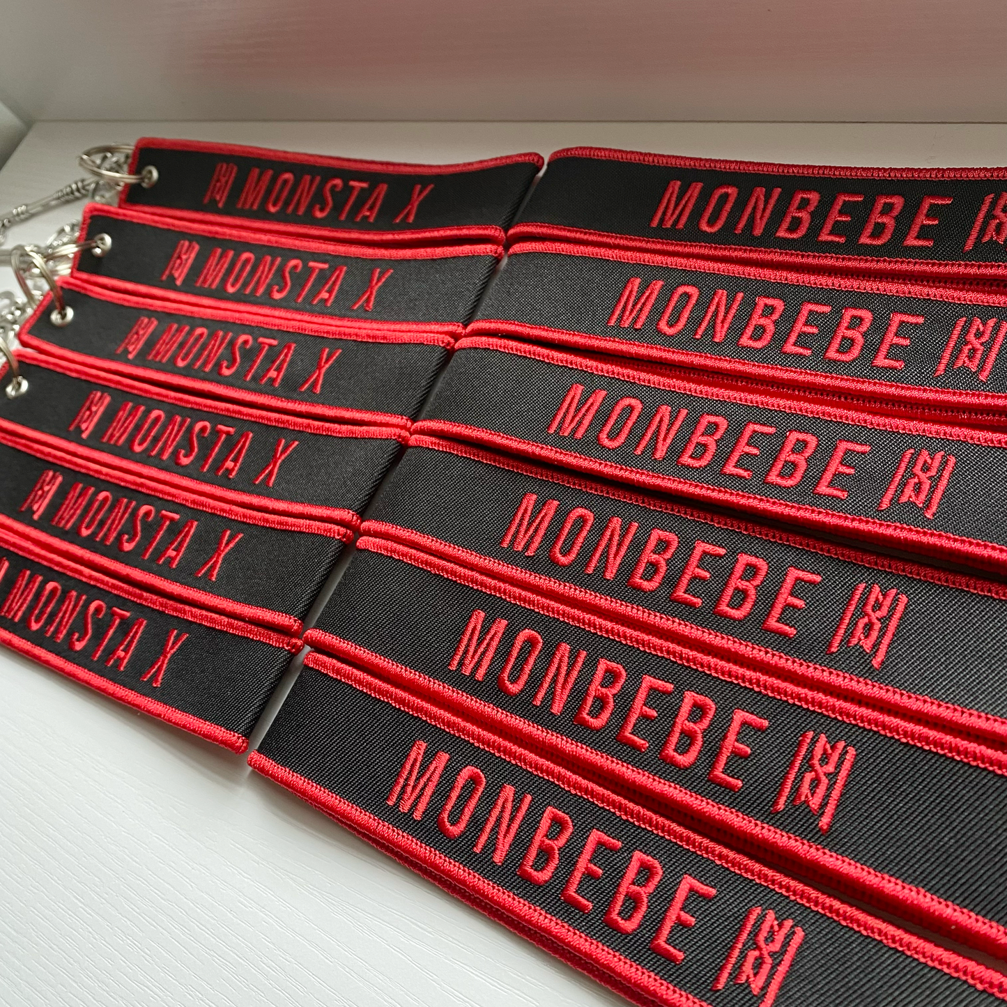 Monsta X - "Monbebe" Embroidered Keychain Wristlet