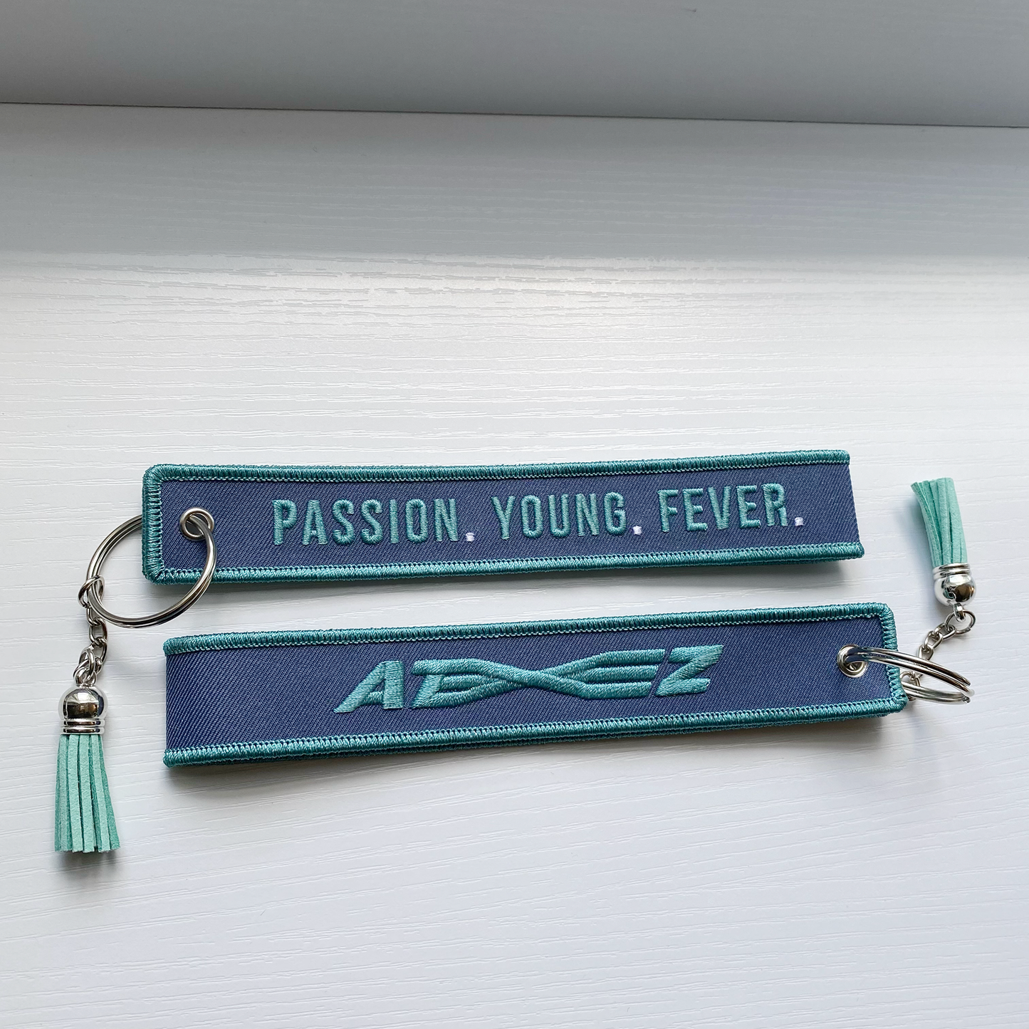 ATEEZ - "Turbulence" Inspired Embroidered Keychain Wristlet