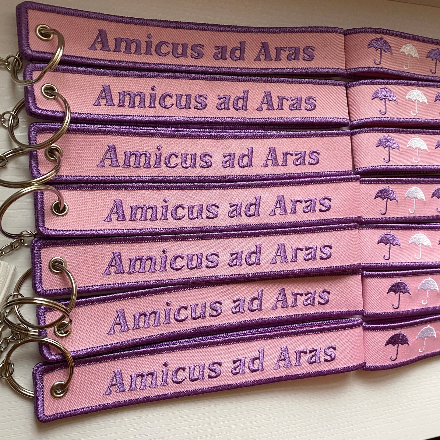 ATEEZ - Woosan "Amicus ad Aras" Embroidered Keychain Wristlet